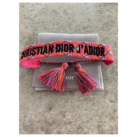 bracelet dior tissu prix